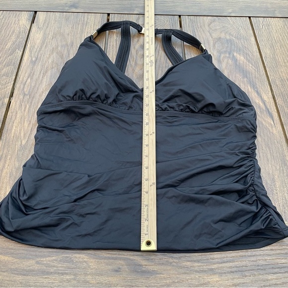 Ralph Lauren Black Halter Tankini Top 20 W Macys - Picture 9 of 10